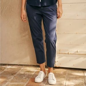 Frank & Eileen Wicklow Italian Chino Pant - Vintage Navy - Size 0